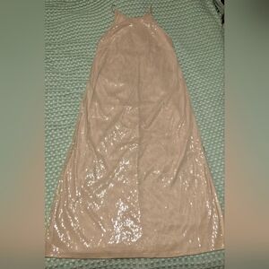a new day Beige Sequin Maxi Dress
